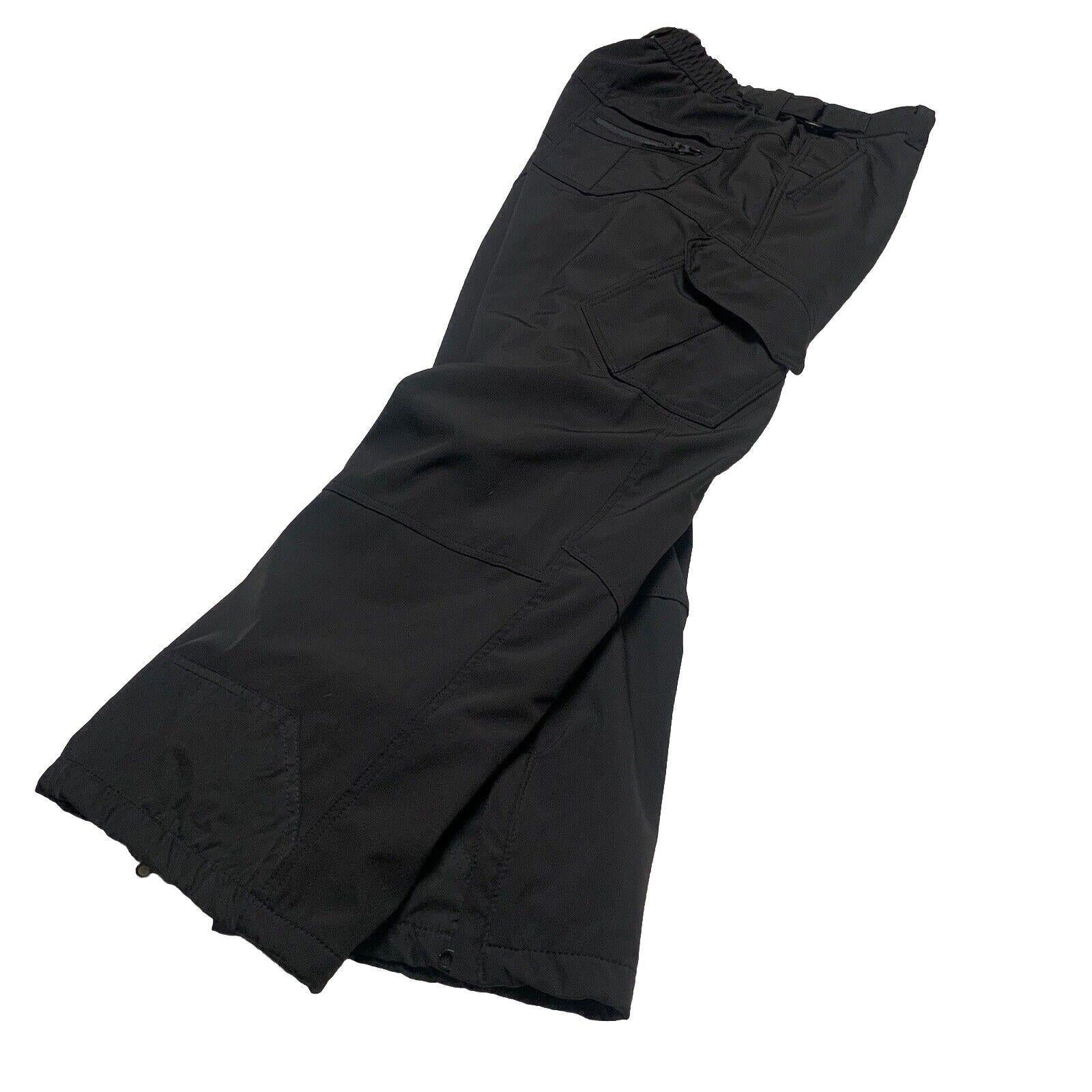 Pantalones de esquí Gerry Snow negros XL EG con forro polar y bolsillos elásticos, cintura ajustable