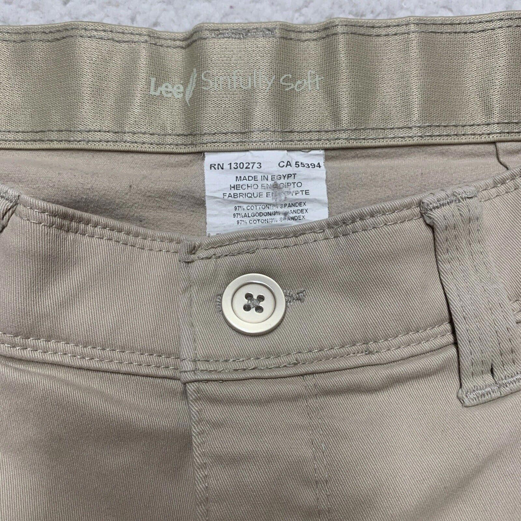 Lee Sinfully Soft Women's Medium Beige Mid Rise Jeans