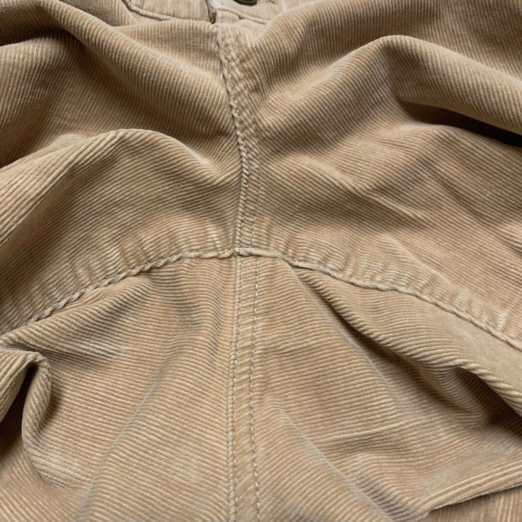 Pantalones Jegging Talbots de pana color canela para mujer, talla 14, con curvas