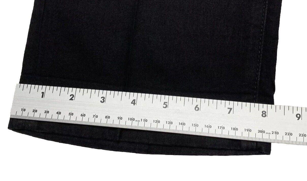 Vaqueros negros recortados Royalty By YMI para mujer, talla 16, denim elástico