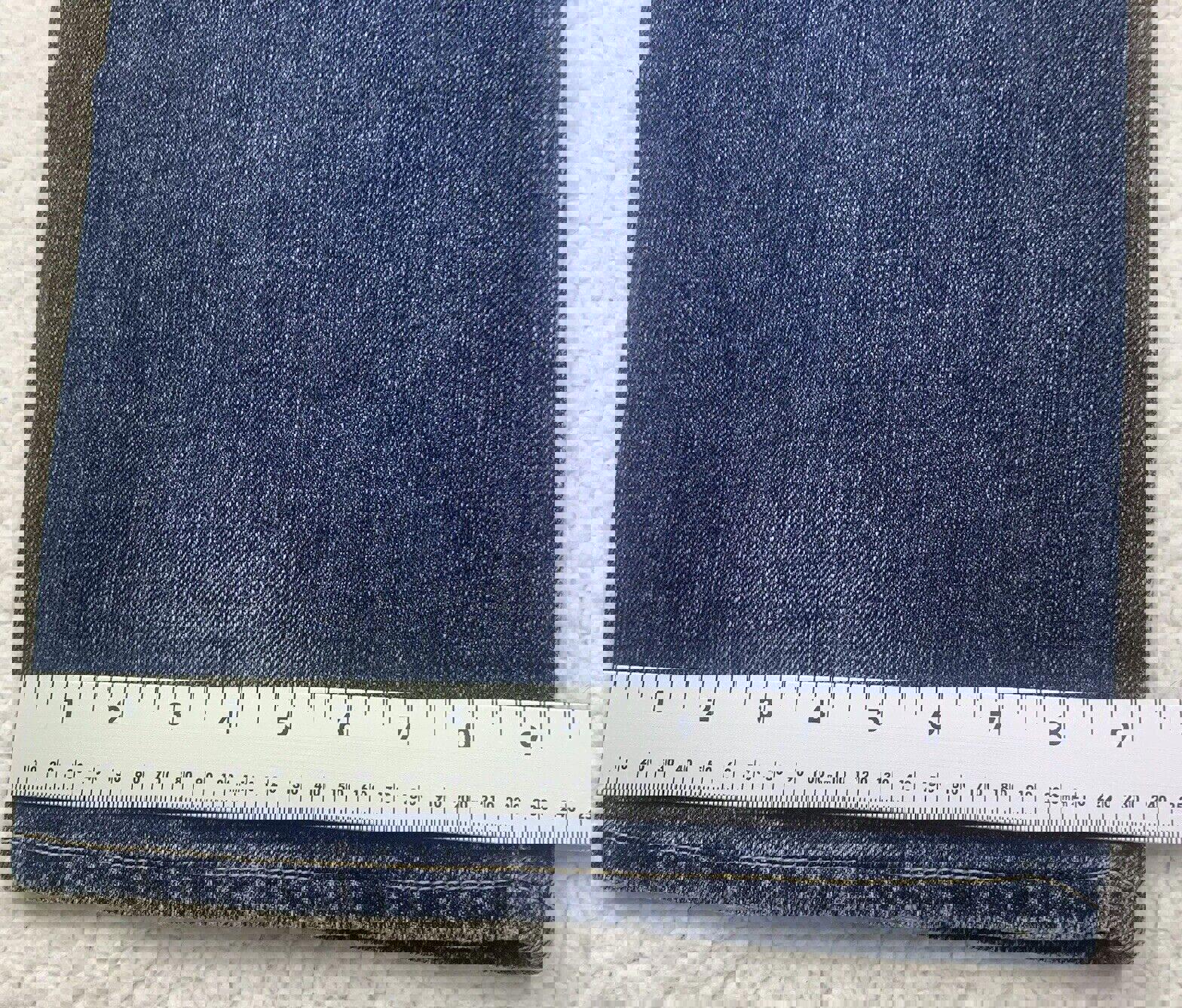 Vaqueros de mezclilla de calidad X2 para hombre, talla W31 L30, corte de bota azul