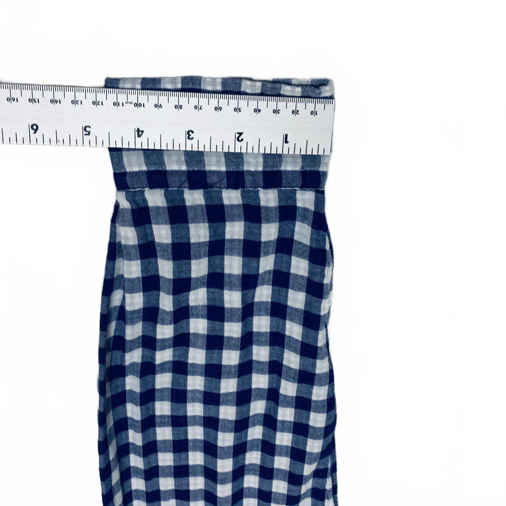 Camisa Ralph Lauren para hombre, talla L, azul, blanca, a cuadros, informal, con botones, manga larga