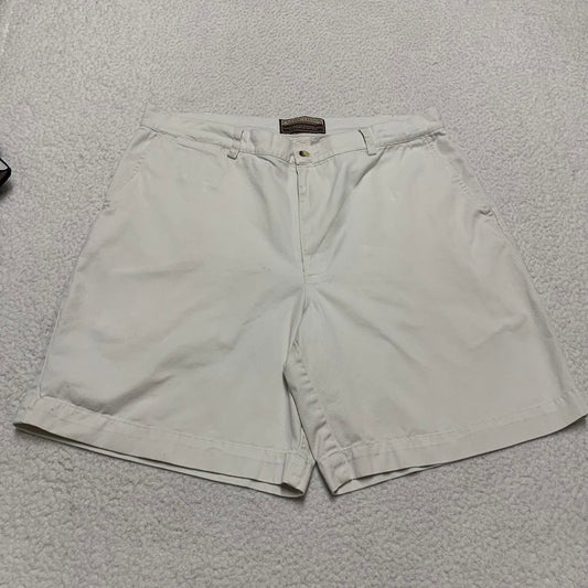 Classic Chinos Men's Beige Sz 38 Shorts Flat Front Casual 100% Cotton W37 India
