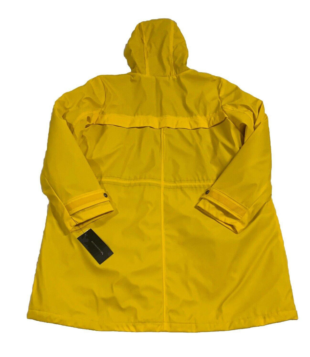 Chaqueta impermeable para hombre con diseño de girasol, talla 2XL, color amarillo, nuevo en embalaje original