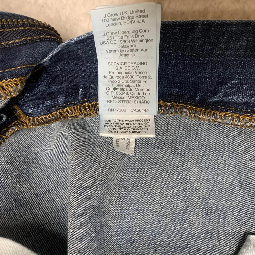 Pantalones cortos de mezclilla azul oscuro J Crew Mercantile para hombre, talla 34 x 32 L