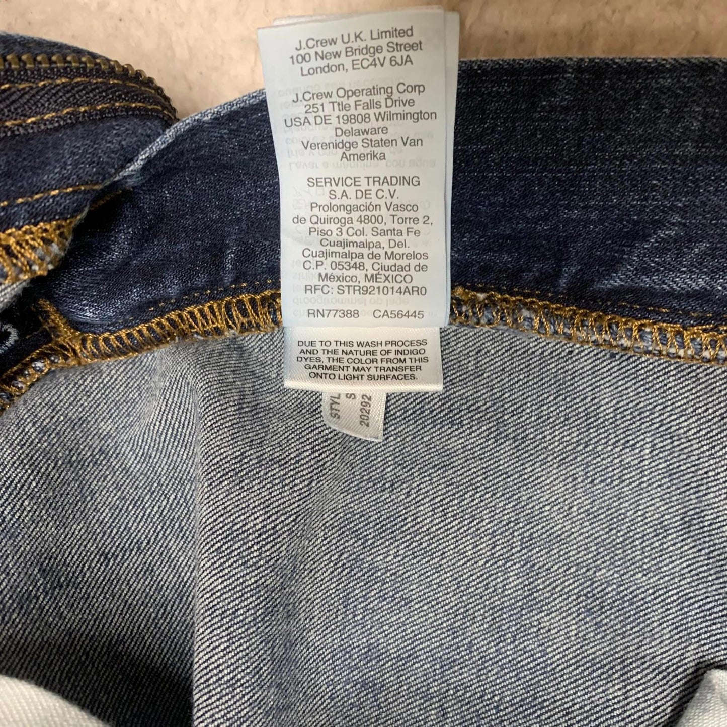 J Crew Mercantile Men's Size 34 x 32 L Dark Blue Denim Cutoff Shorts