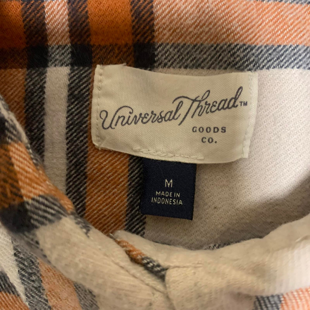 Camisa informal de manga larga a cuadros de Universal Thread para hombre, talla mediana