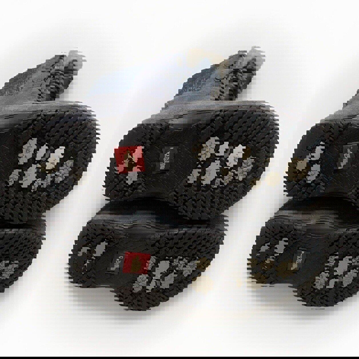 Botas de invierno Prima Loft de piel sintética gris de ante para mujer, talla 10, de The North Face