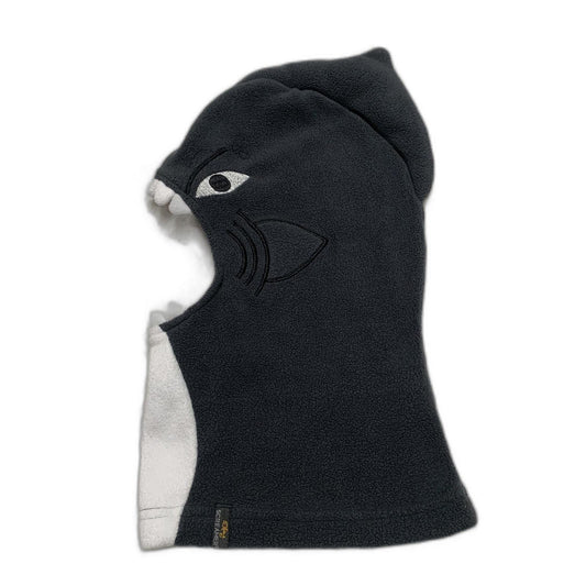 Screamer Ornamentation Kids OSFM Dark Gray Baby Shark Hat Fleece Balaclava