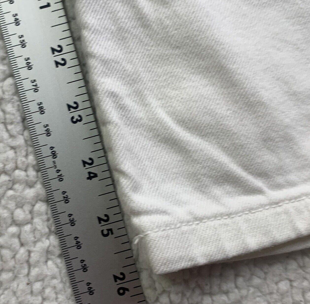 Vaqueros Zara para mujer, talla 2, blancos, pierna ancha, RN 77302