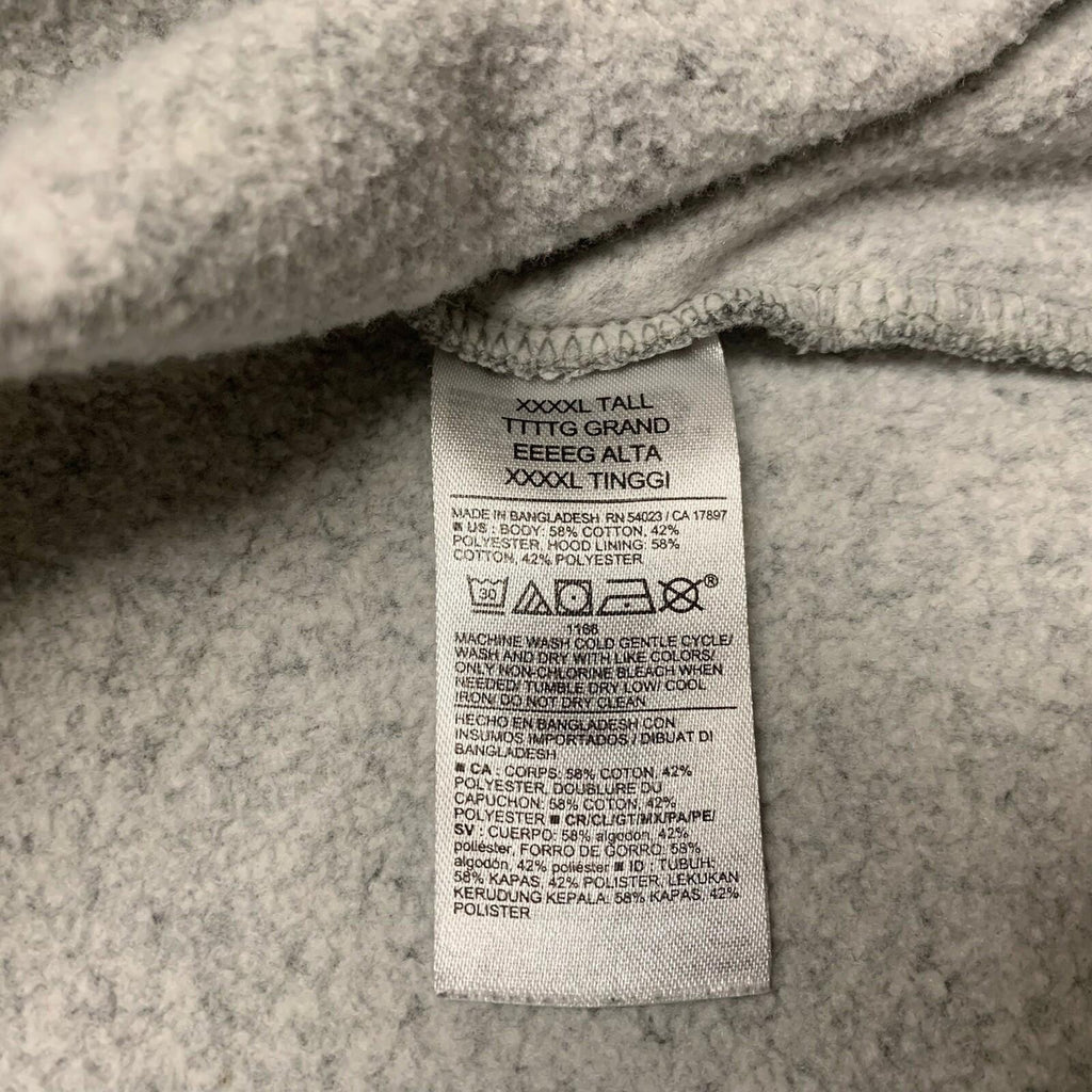 Sudadera con capucha y cordón ajustable en gris jaspeado de Old Navy para hombre, talla XXXXL