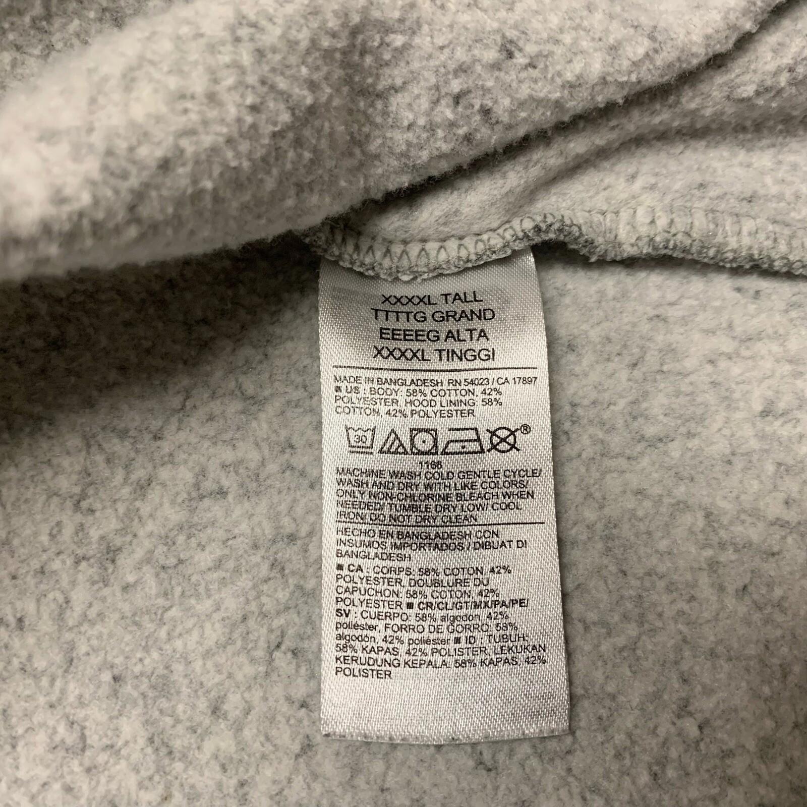 Sudadera con capucha y cordón ajustable en gris jaspeado de Old Navy para hombre, talla XXXXL