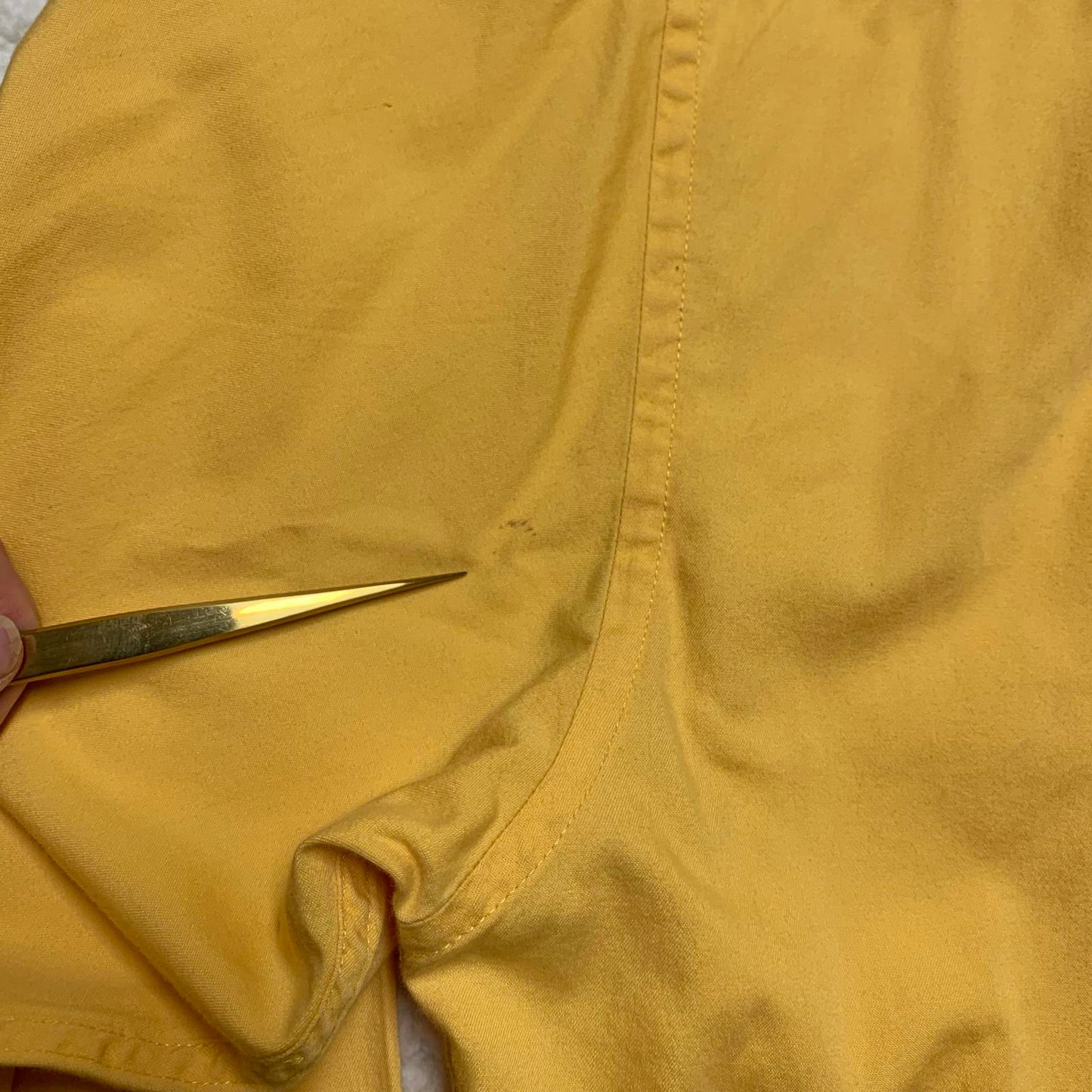 Tommy Hilfiger Men's XXL Yellow Button-Up Shirt