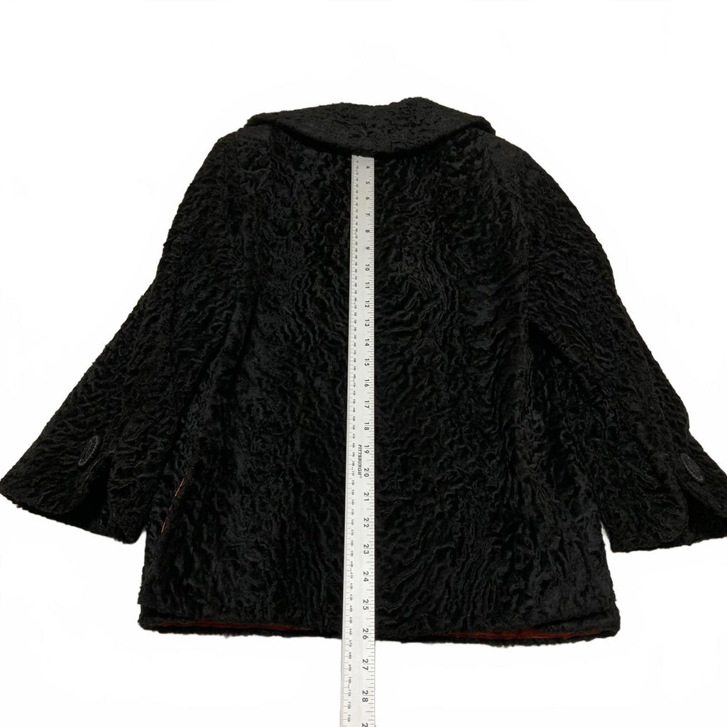 Vintage Persian Lamb 40s 60s Mink Fur Coat Henri’s Fur Salon Fair Lawn NJ