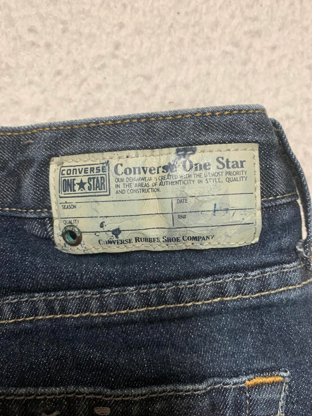 Vaqueros Converse One Star para mujer, talla 10, clásicos, ancho 30 x 30