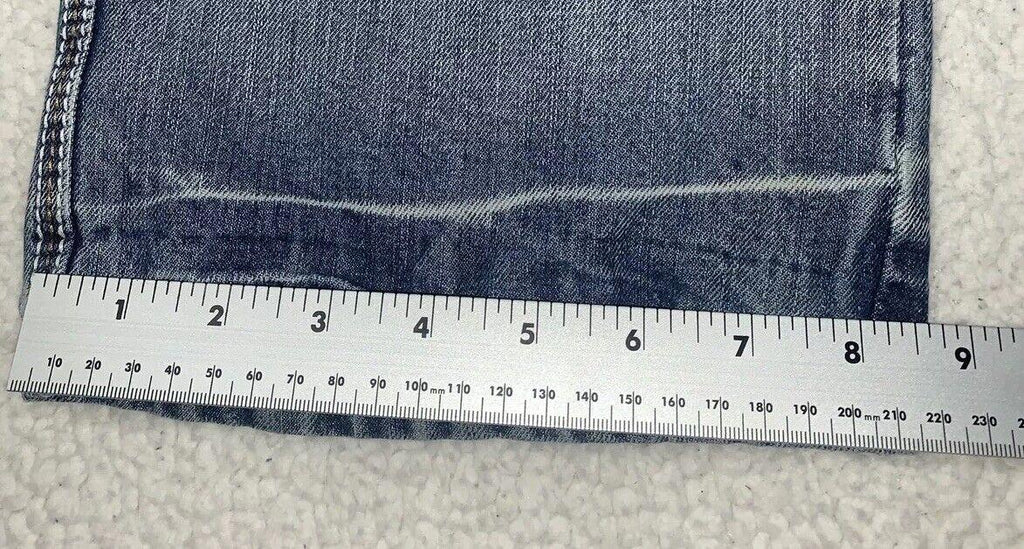 Bota vaquera negra premium azul para hombre talla 34/30