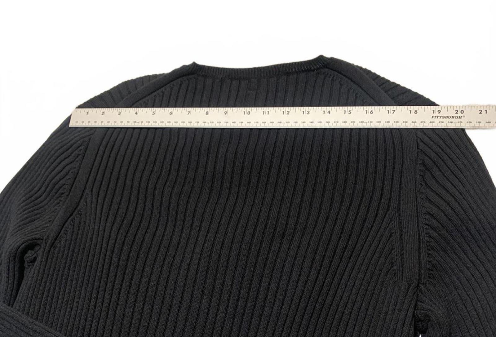 Suéter de punto acanalado negro de manga larga, talla XXL, para hombre de Gap, 100 % algodón, nuevo