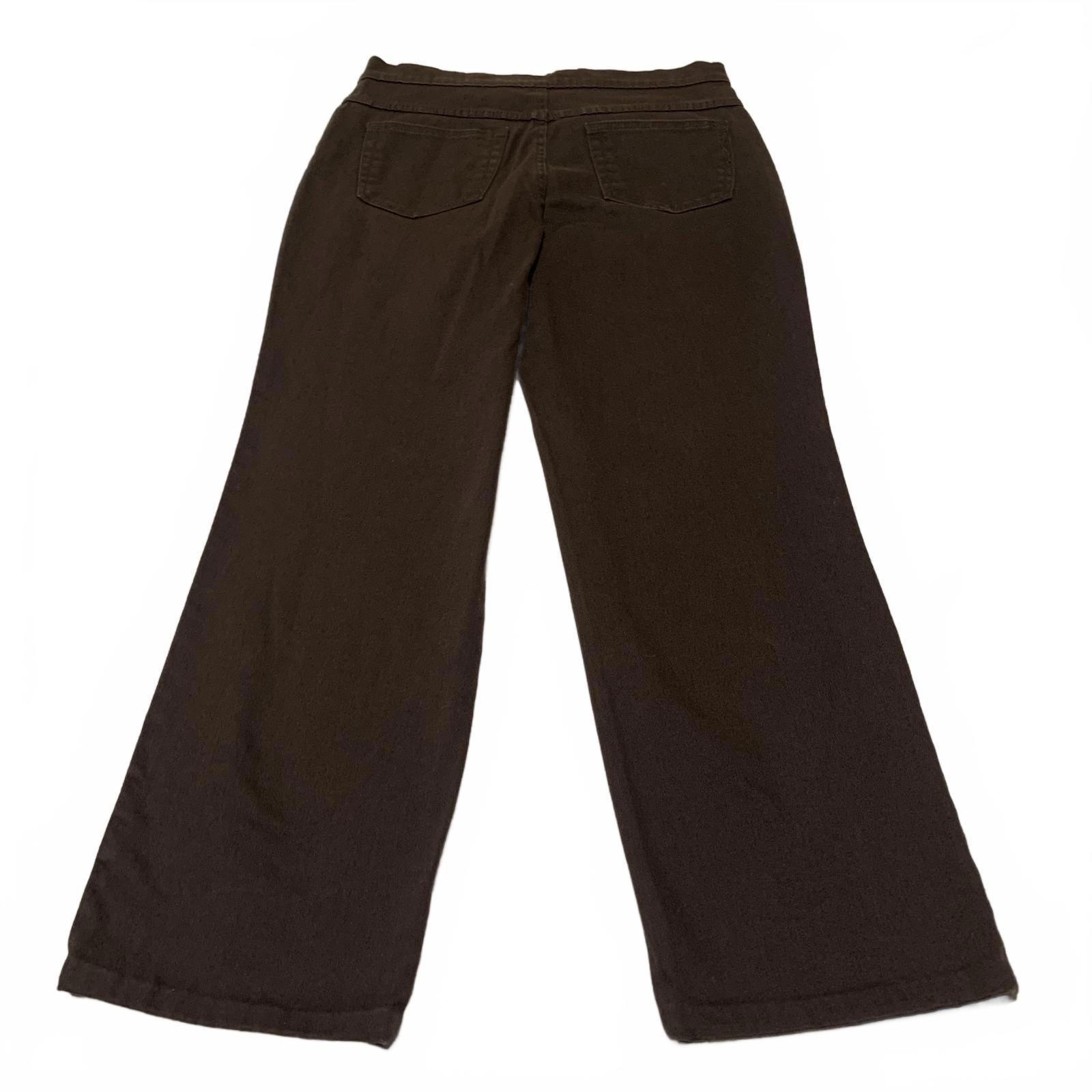 Pantalones casuales marrones de corte fácil sin etiqueta de talla para mujer de Style &amp; Co.