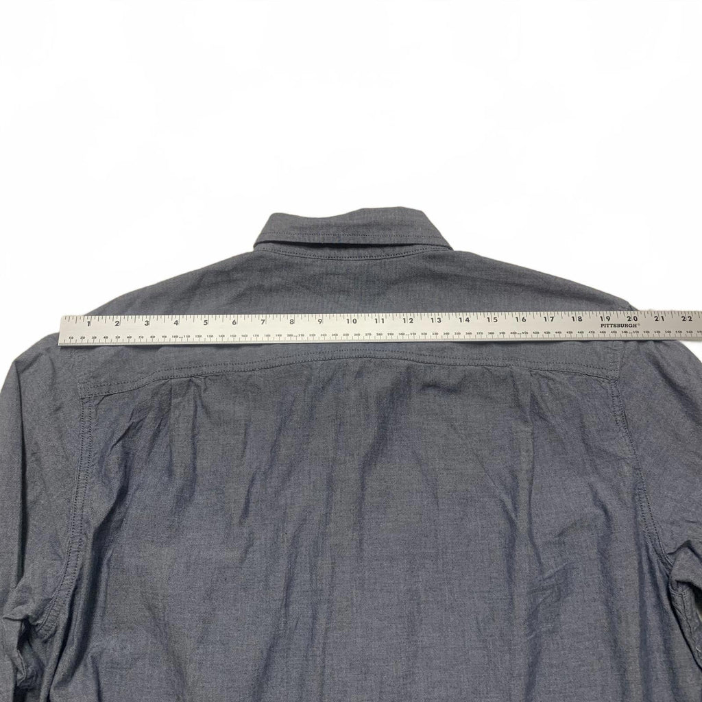 Camisa de trabajo Carhartt Chambray con botones, color azul lavado, talla grande para hombre