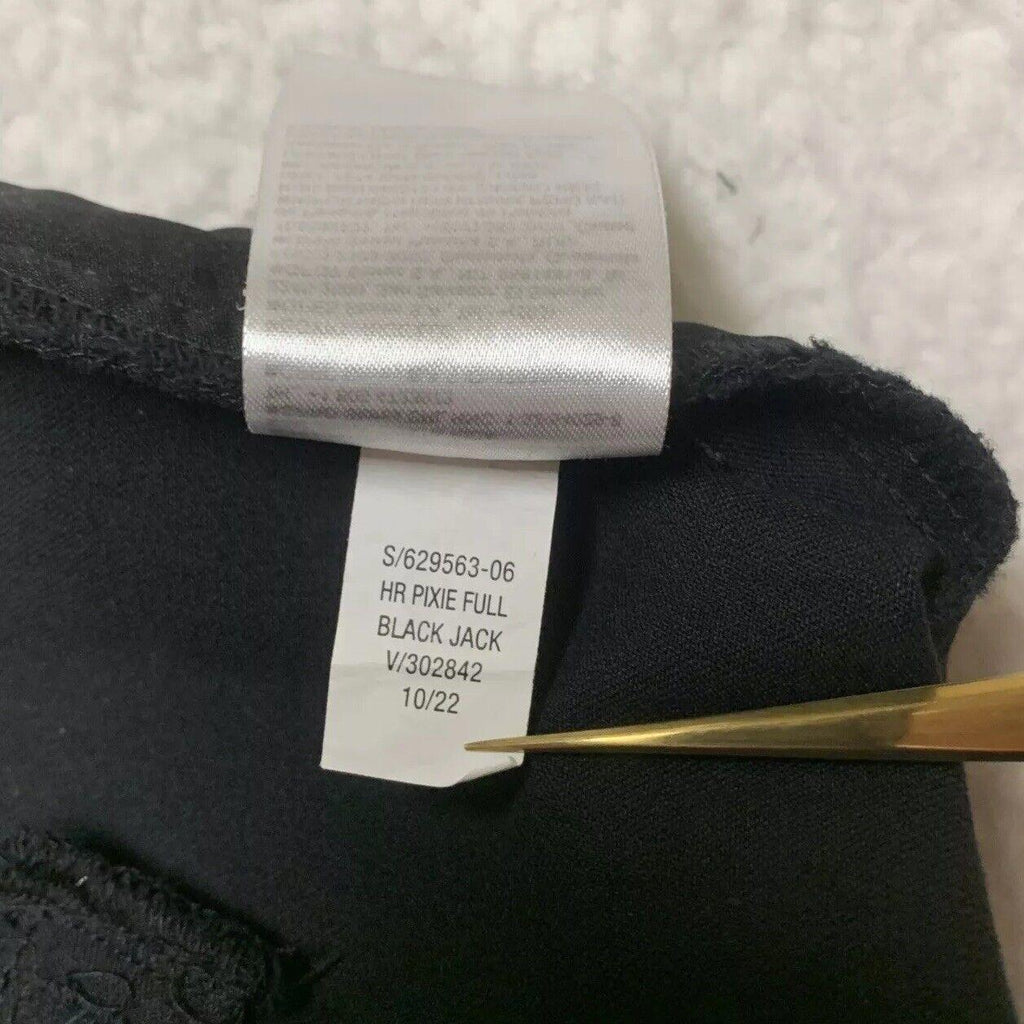 Pantalones pitillo de tiro alto negros de Old Navy para mujer, talla 4, con bolsillos