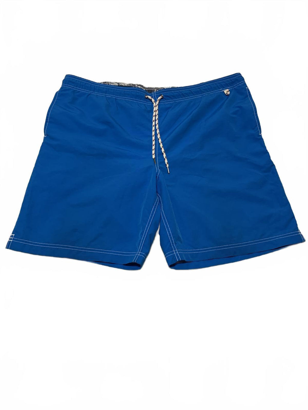 Bañador azul Lands End para hombre, talla L 36-38, con cordón en la cintura
