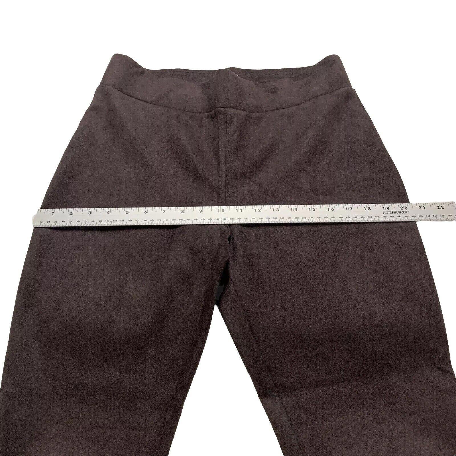 Pantalones elásticos marrones sin cierres para mujer talla L de LOFT Outlet