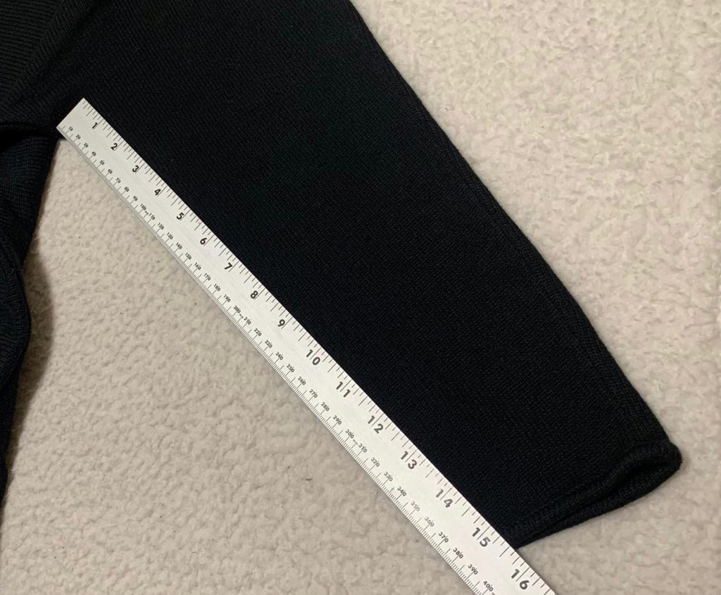 Suéter tipo túnica de punto Michael Kors para mujer, talla grande 1X, color negro, con dobladillo alto y bajo