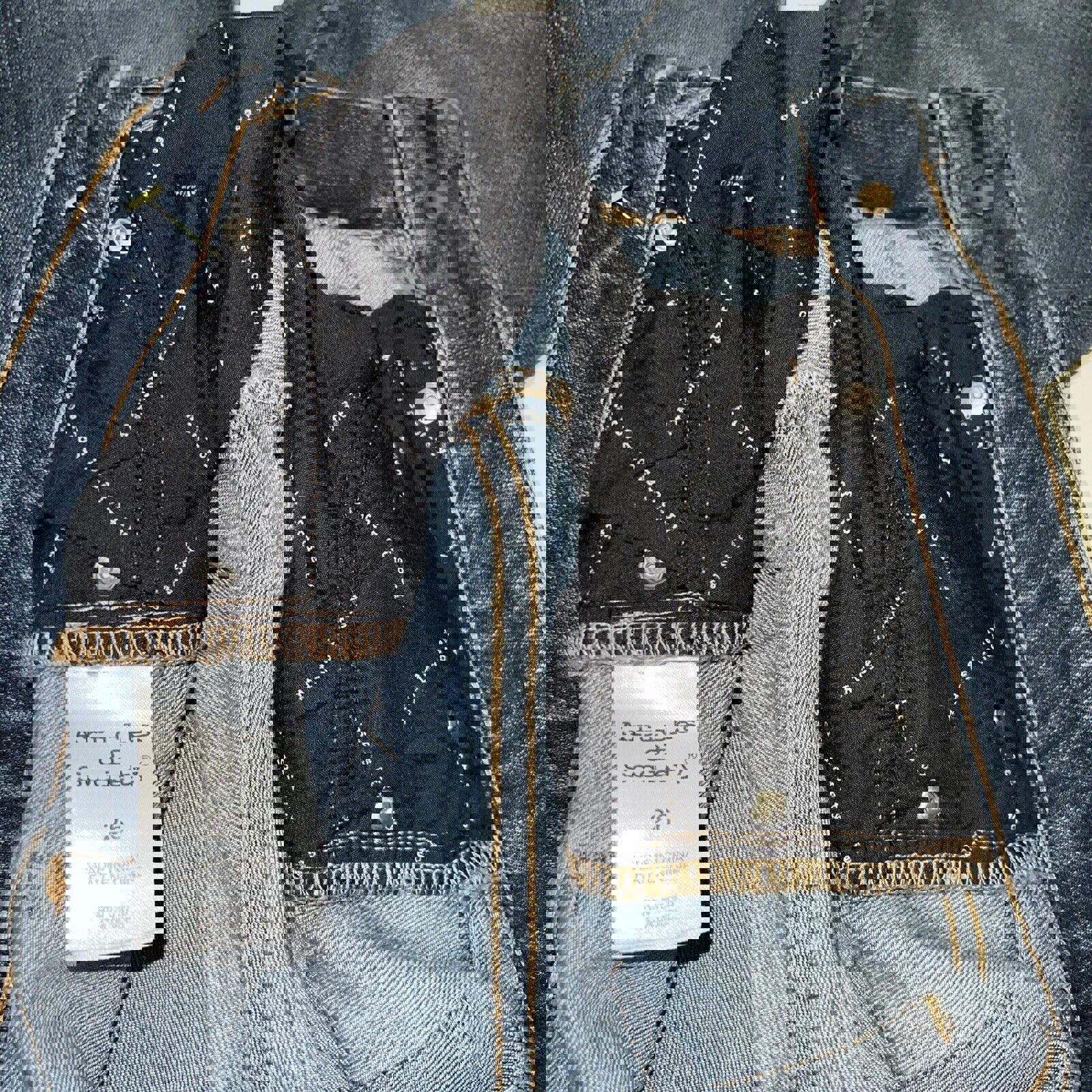 Vaqueros ajustados elásticos azules oscuros de Articles of Society para mujer, talla 26