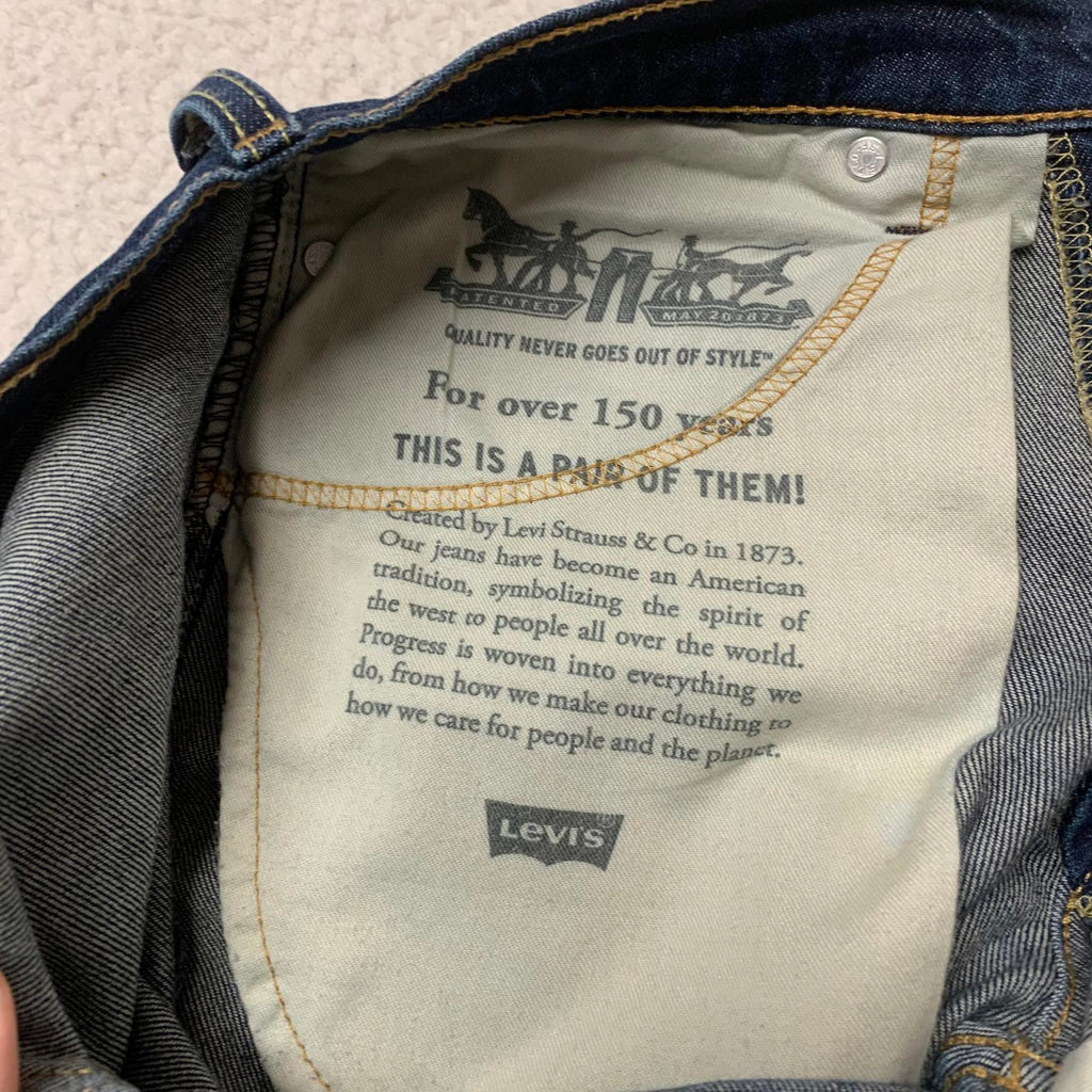 Vaqueros Levi's 511 Slim Fit para hombre, talla 30x30, azul clásico, 31 x 28,50 real