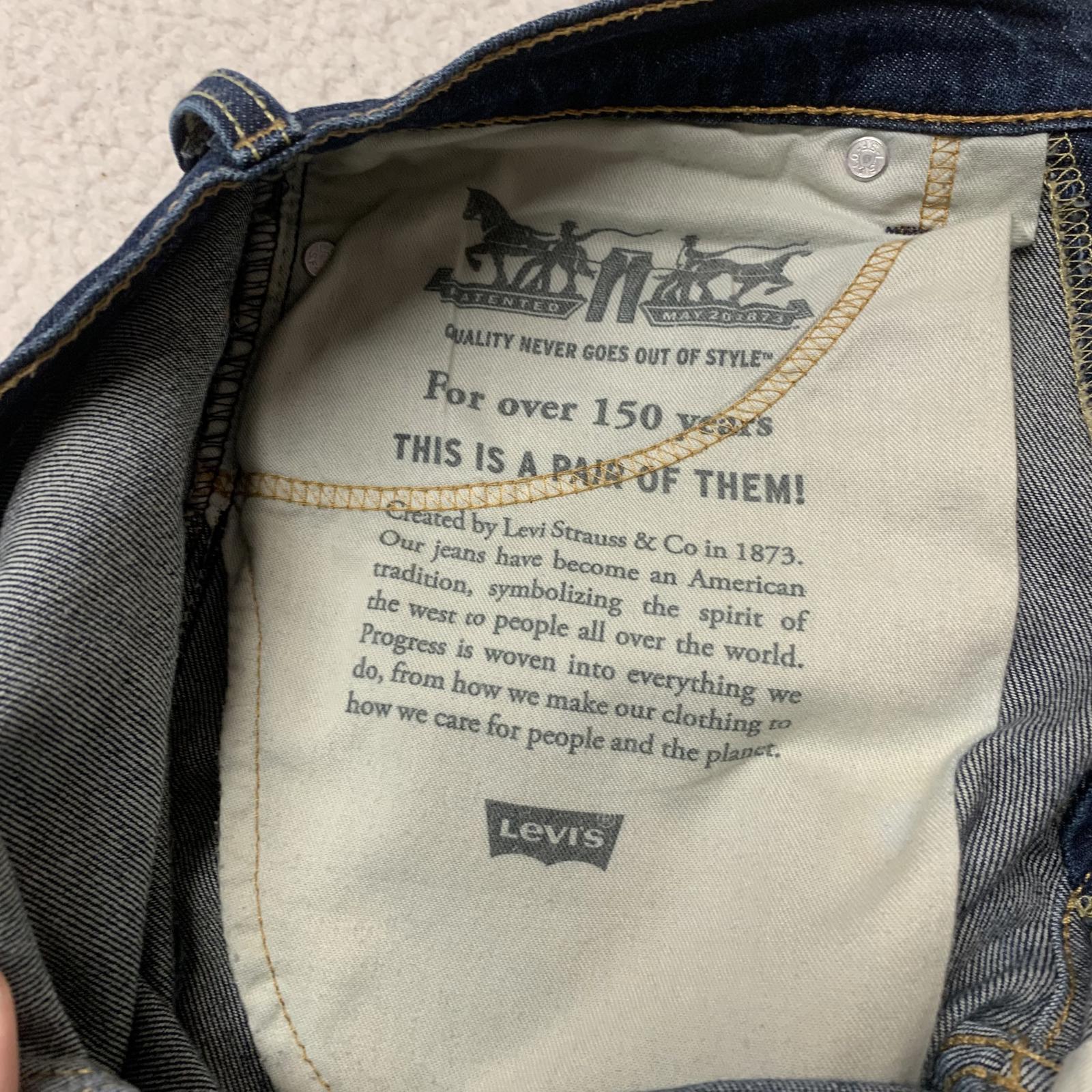 Vaqueros Levi's 511 Slim Fit para hombre, talla 30x30, azul clásico, 31 x 28,50 real