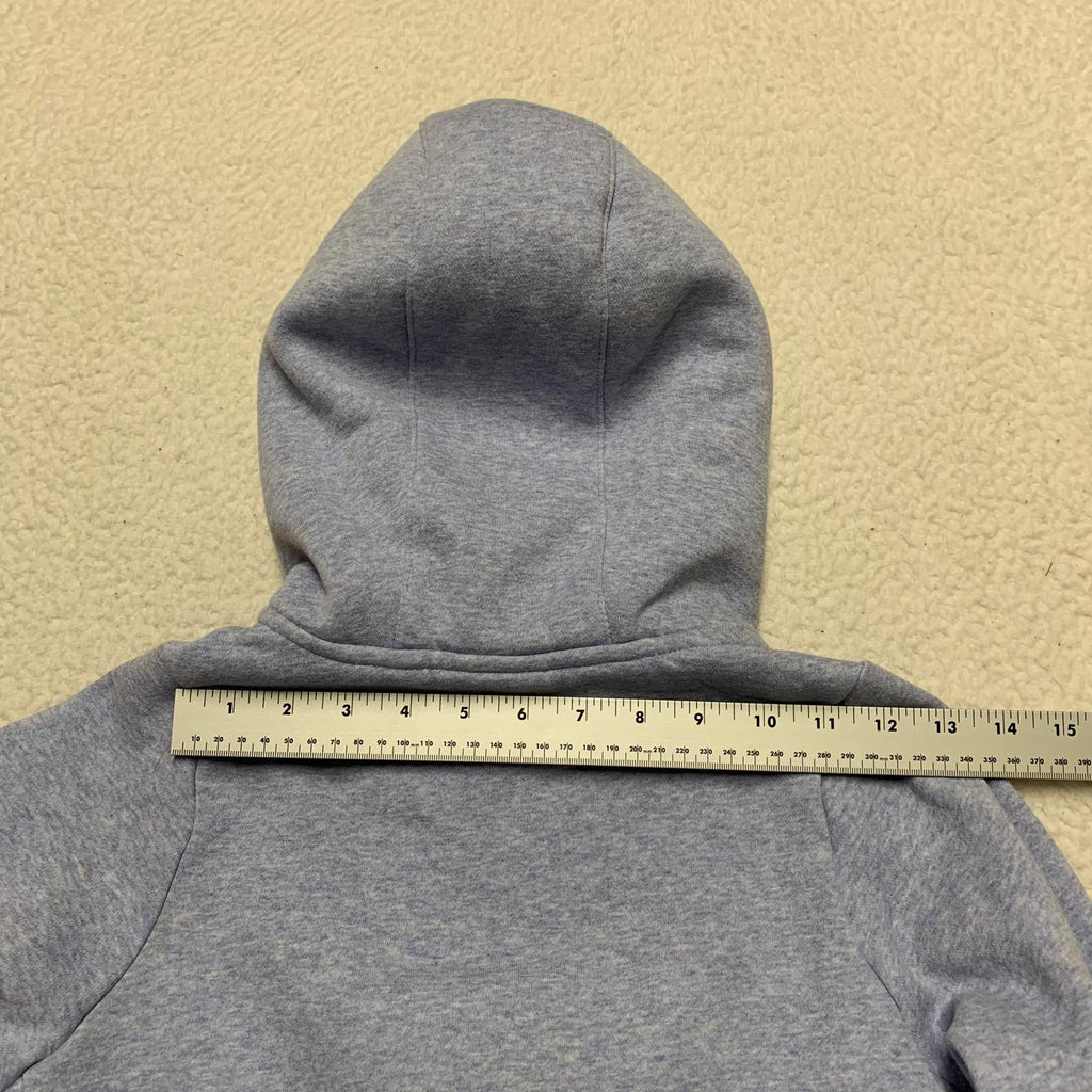 Sudadera con capucha y cremallera Nike para niña, color lavanda, talla grande