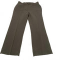 Adrianna Papell Women's Sz 8 Petite Brown Wide Leg Patch Trousers W32x26.5