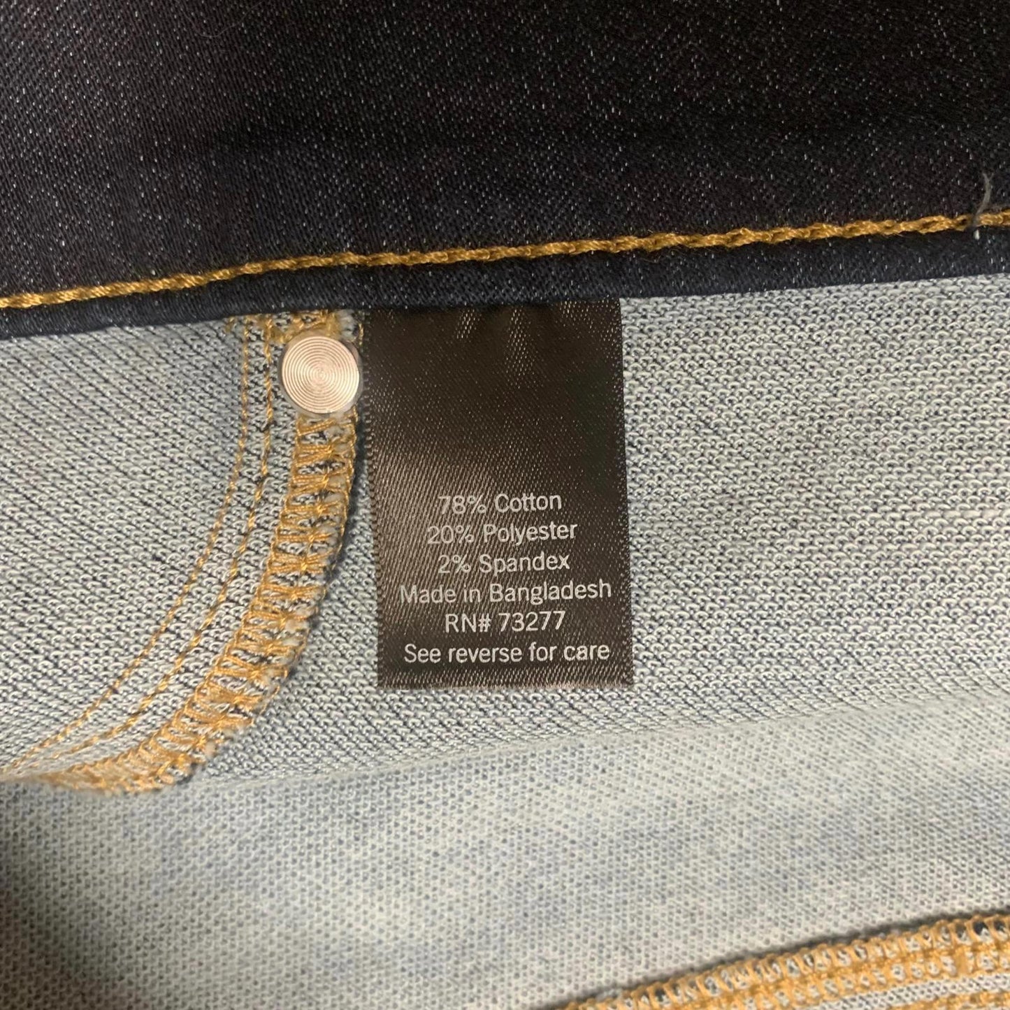 Simply Vera Vera Wang Women's Sz 3X Blue Jeans 46 x 27 Legging