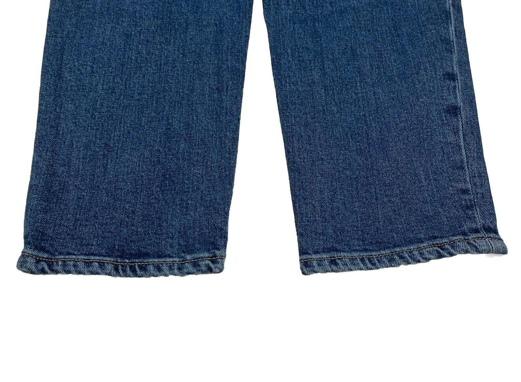 Vaqueros rectos azules de maternidad Old Navy OG talla 8 - Ajuste cómodo