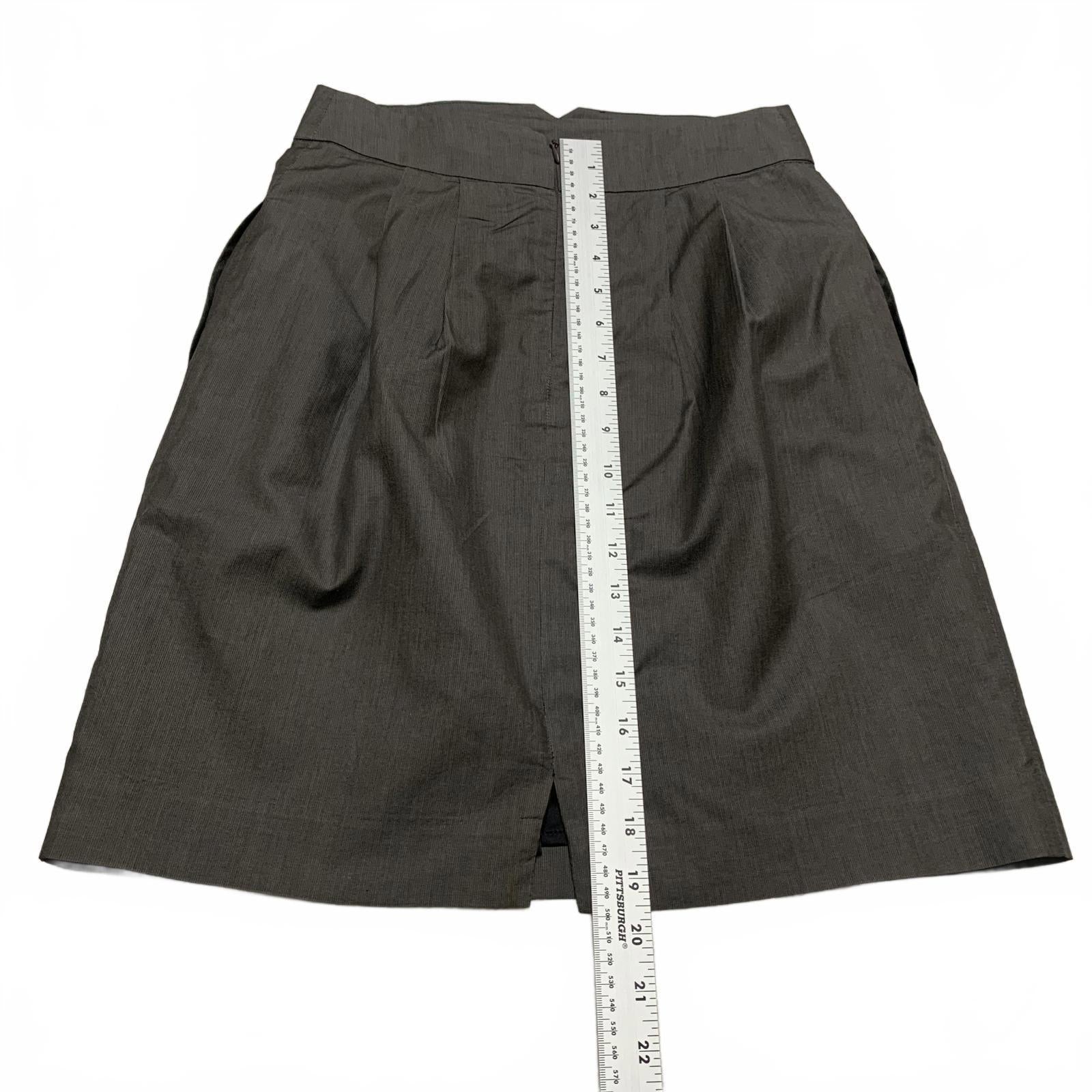 Falda tubo gris Walter para mujer, talla 0