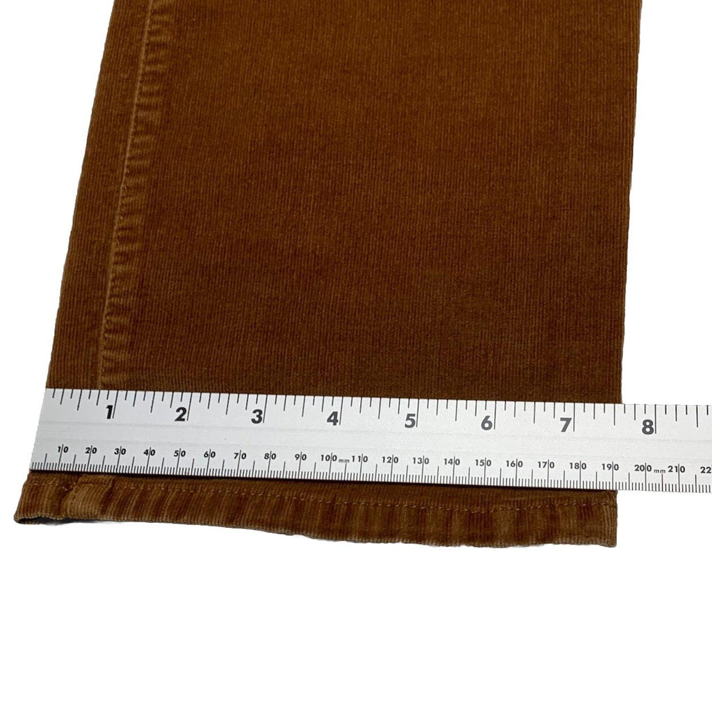 Pantalones de pana Bandolino para mujer, talla 12, marrón, estilo Mandie, pierna recta