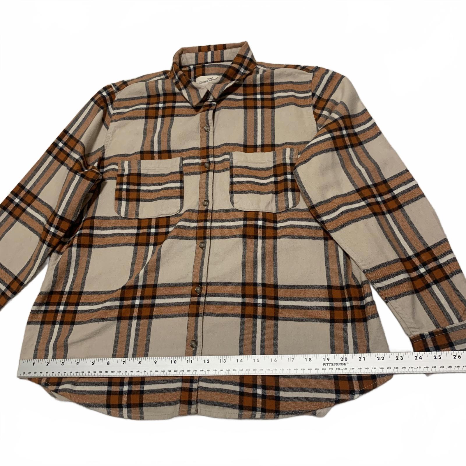 Camisa informal de manga larga a cuadros de Universal Thread para hombre, talla mediana