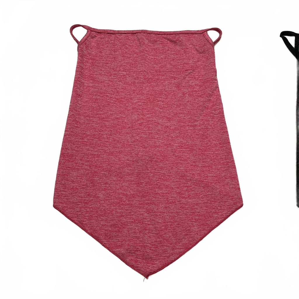 Niqab para mujer, color negro carbón y rosa fucsia, paquete de 2, velo que cubre la cara.