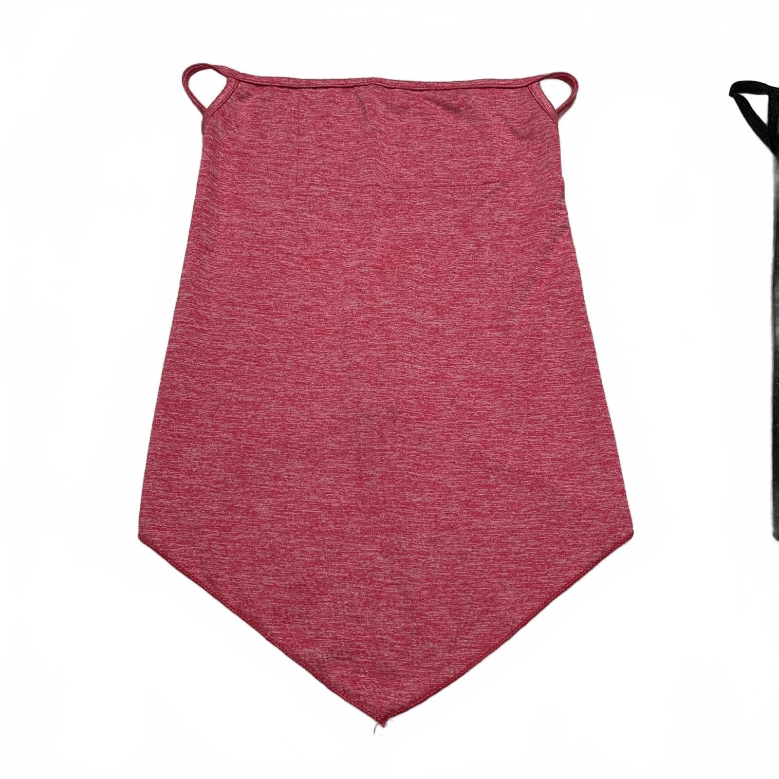 Niqab para mujer, color negro carbón y rosa fucsia, paquete de 2, velo que cubre la cara.