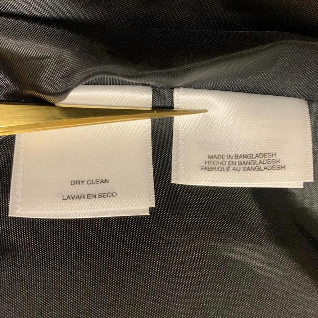 Chaqueta blazer negra abierta para mujer Kasper, talla 12, forrada, para trabajo y oficina