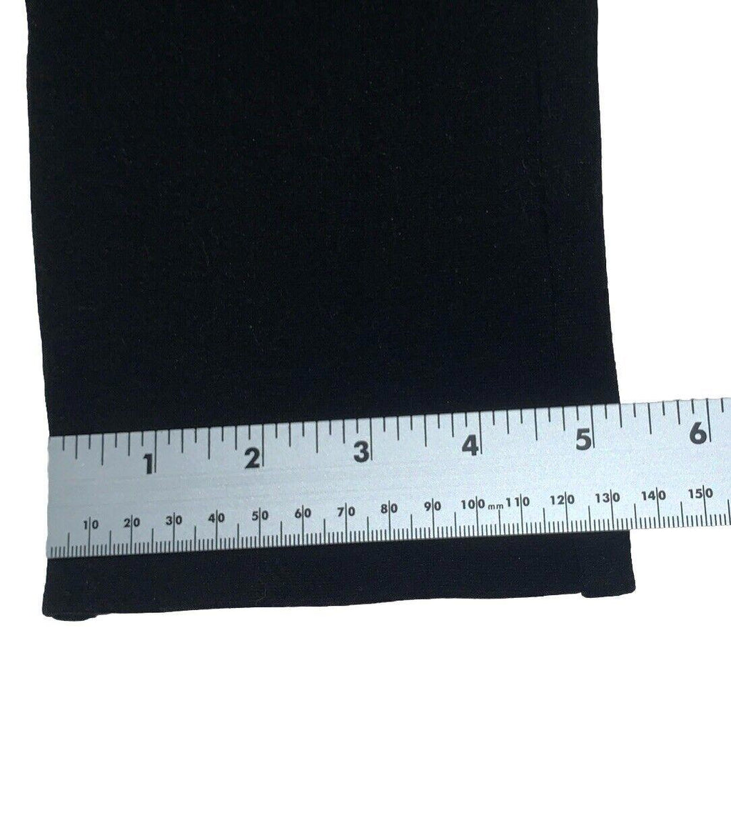 Cinturón elástico negro de latón para mujer, de 28 pulgadas, mediano, con cierre de velcro