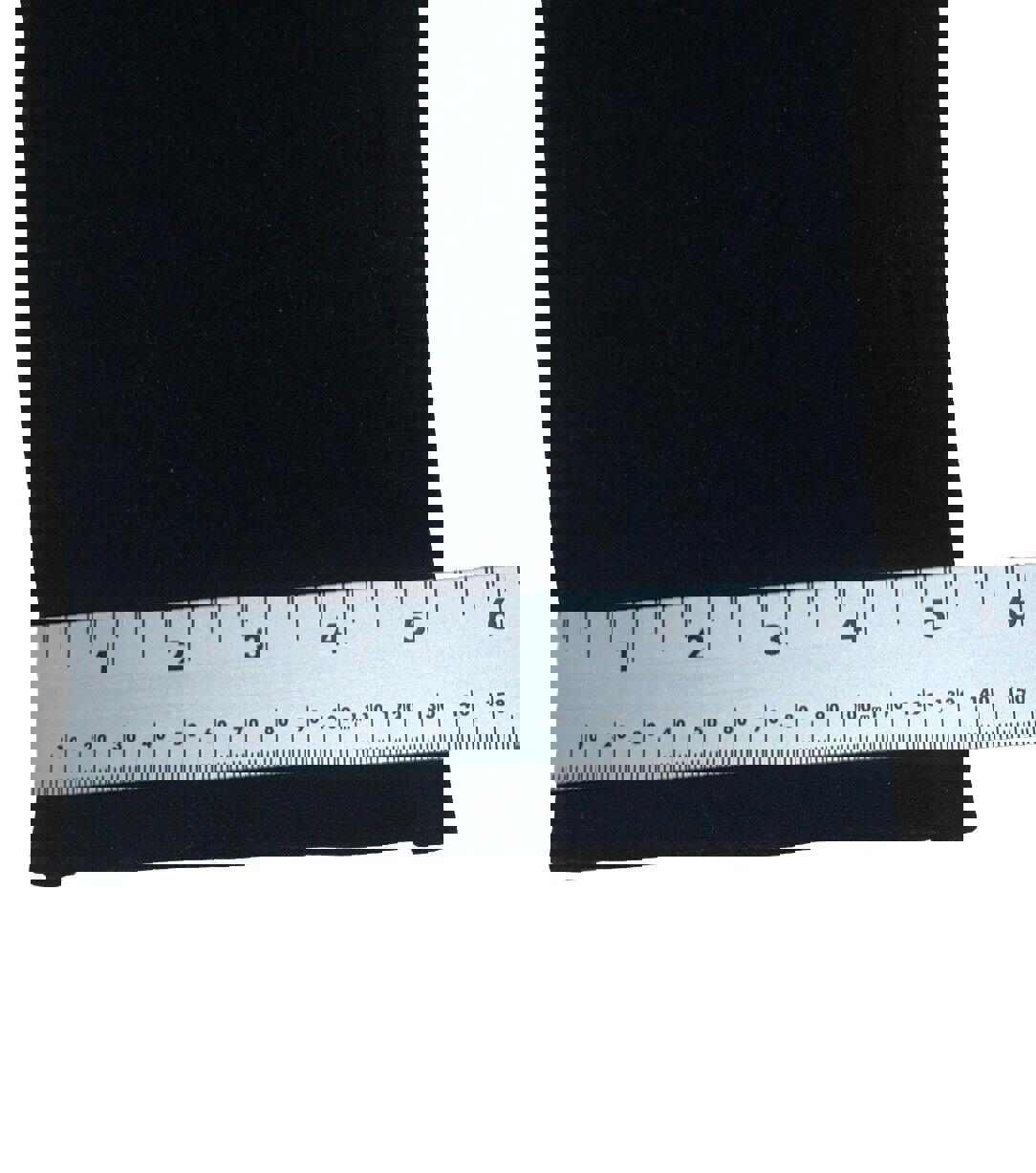 Cinturón elástico negro de latón para mujer, de 28 pulgadas, mediano, con cierre de velcro