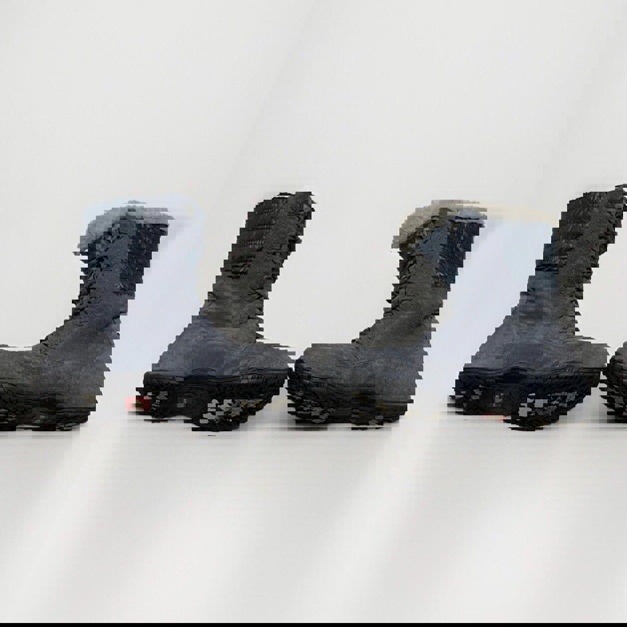 Botas de invierno Prima Loft de piel sintética gris de ante para mujer, talla 10, de The North Face