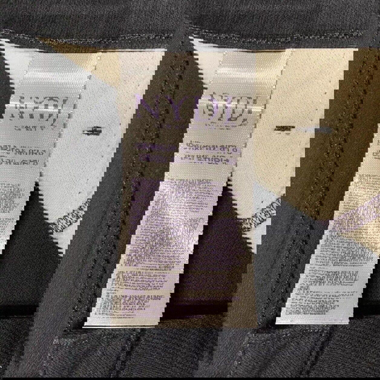 Vaqueros negros NYDJ talla 6 para mujer, pierna recta, tecnología Lift Tuck y elásticos