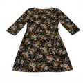 Vestido floral Zara Trafaluc para mujer, talla S, manga larga, estilo retro Y2K