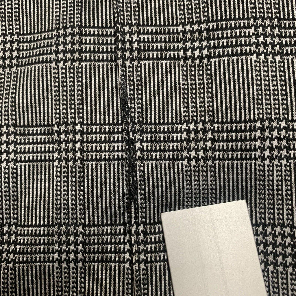 Pantalones Maze Collection para mujer, talla 3X, negros, a cuadros, elásticos y cosidos