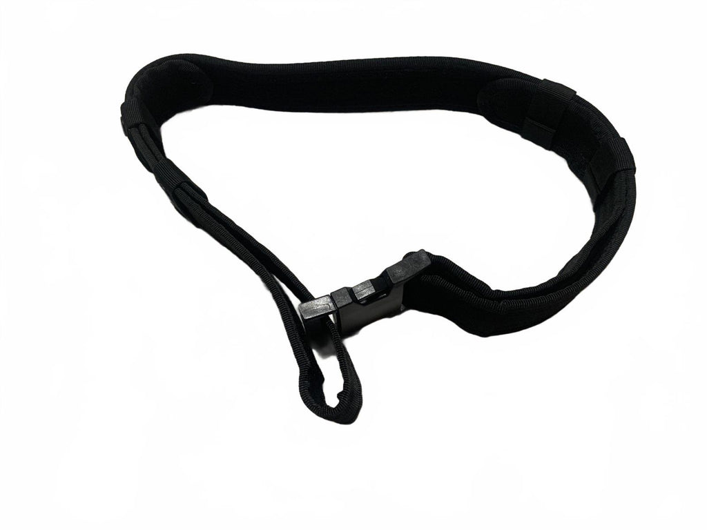 Hebilla de cinturón negra ajustable de nailon resistente con diseño multibroche