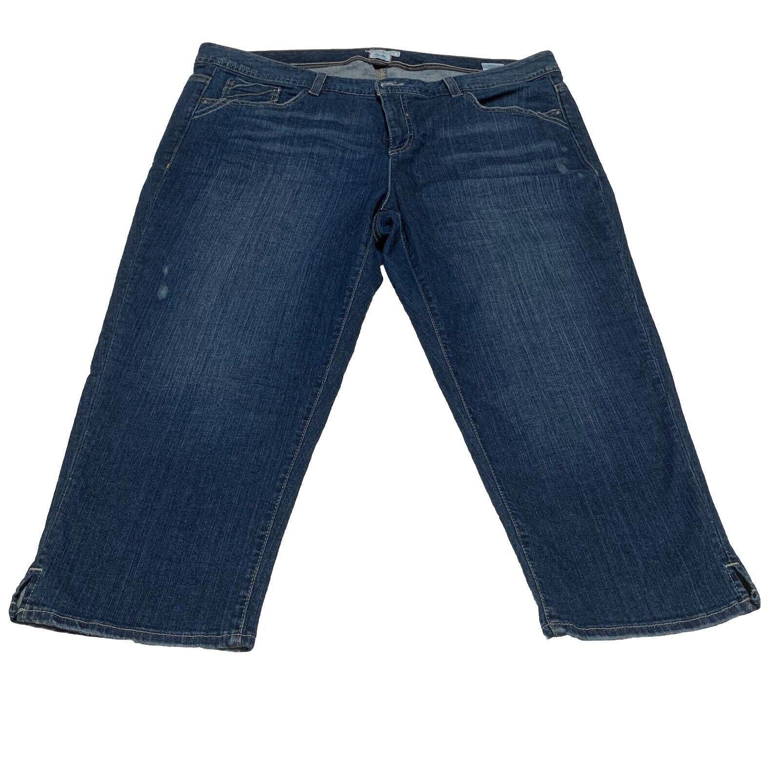 Tommy Hilfiger Jeans para mujer talla 20 azul Hope Slim Cropped