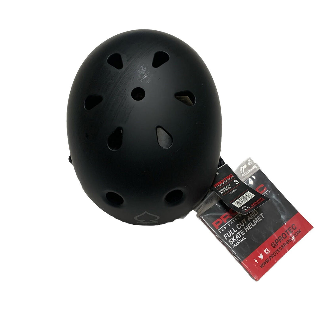 Protec Classic Skate/Bike Certified Helmet Small Matte Black