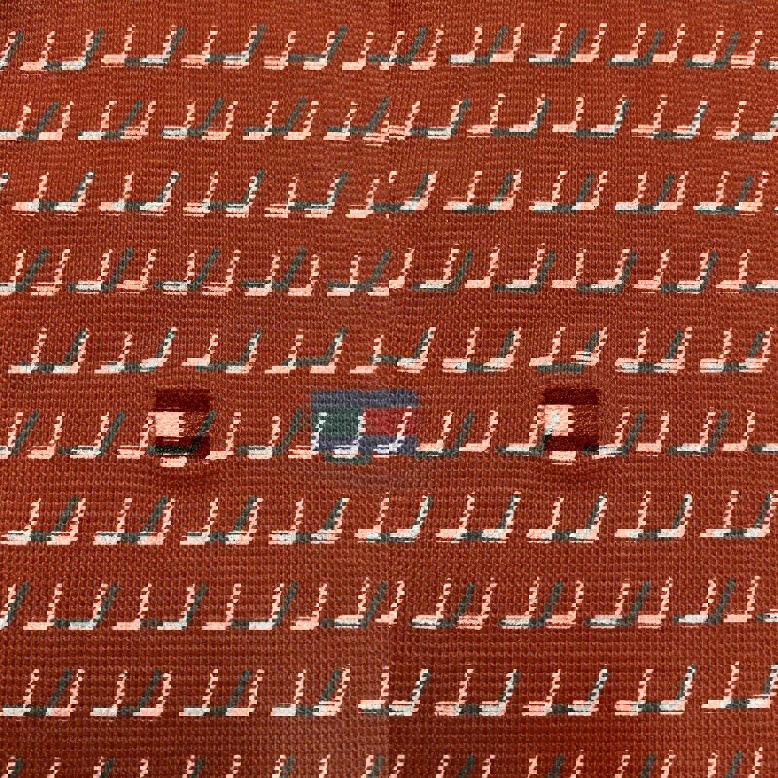 Polo Tommy Hilfiger XXL XXG TTG para hombre, rojo/naranja